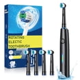 thumbnail image 1 of DREAMSOME Rotating Electric Toothbrush for Adults, Rechargeable Toothbrush with 5 Modes, 7500 RPM Deep Clean Toothbrushs, 4 Brush Heads, Smart Timer, 1 of 10