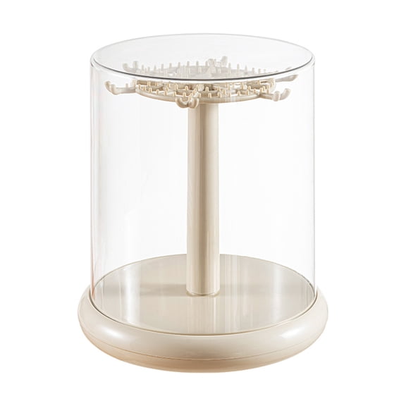 Rotating Exhibition Cabinet For Collectibles 360 View Scratch-Resistant Transparent Case Home Store Use