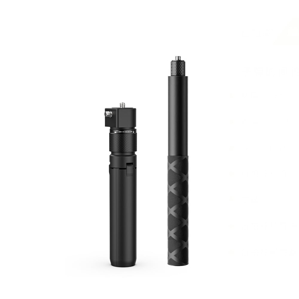 Rotating Handle for DJI OSMO360 Camera for Insta360 X4 X5 Selfie Stick Handle Extension Pole Adjustable Handle Grip Mini Tripod Stand with standard 1/4 screws