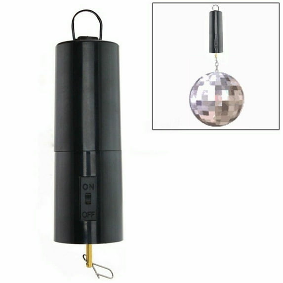 Rotating Hanging Mirror Ball Motor Spin Battery Turning Disco Party Wedding