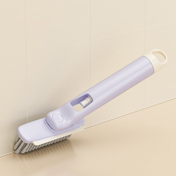 Rotating Hard Toilet Brush and Floor Cleaning Brush, Small Multi-Functional Ceramic Tile and Bathroom Cleaning Tool With Spray Function for Kitchen and Bathroom Use