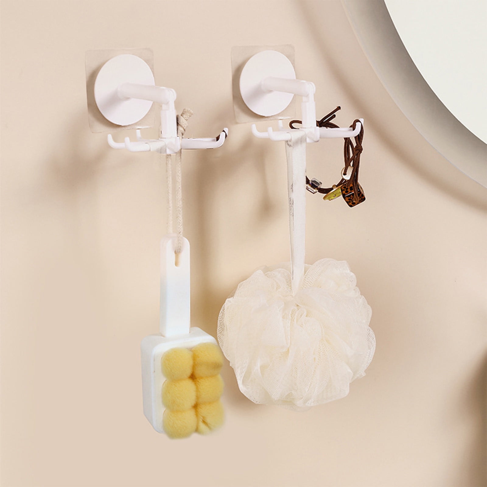Rotating Hooks Storage Rack Under $5! Yannianjz 360 Degree Rotating ...