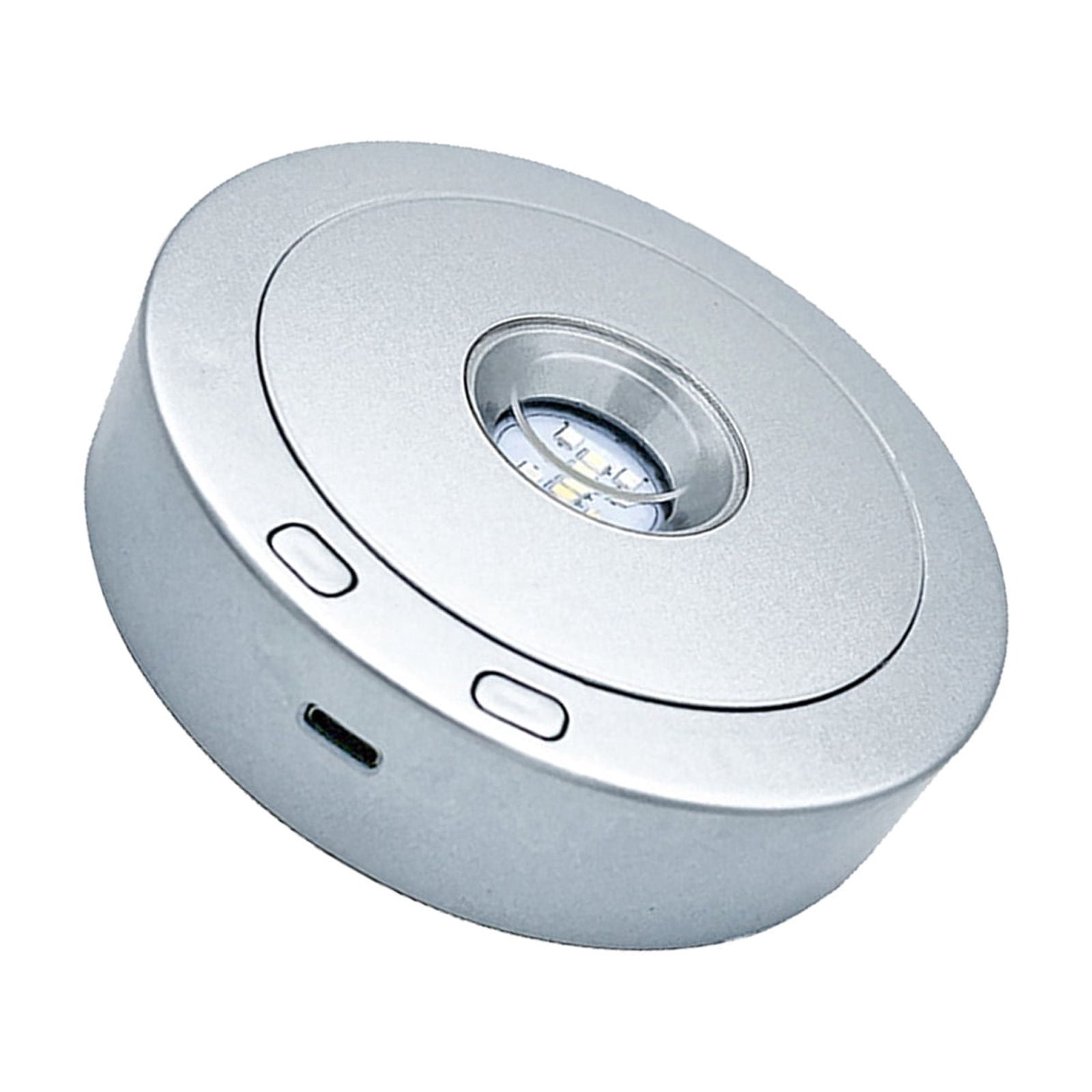 Rotating LED Display Stand with Various Light Modes USB Powered Base ...