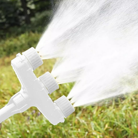 Rotating Large Flow Shower Head - Garden Hose Nozzle Attachmen Sprayer Adjustable Porous Spray Multi-Head Spraying, Water Sprinkler Nozzles for Garden
