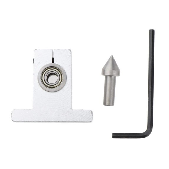 Rotating Lathe Tailstock, Thimble Drill Bit, Wrench Fits for Mini Lathe Machine