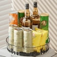 thumbnail image 1 of Rotating Lazy Susan Turntable Organizer Tray, Clear 360° Spice Rack for Pantry Cabinets, Fridge & Bathroom Storage (8.3 in), 1 of 8
