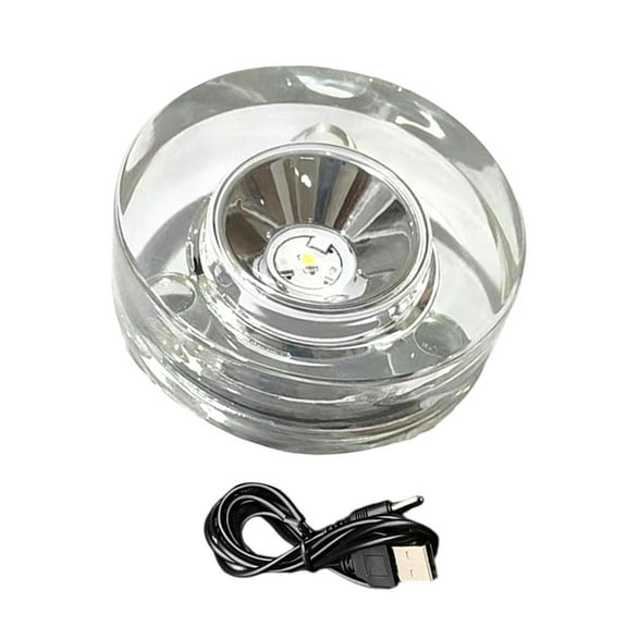 Rotating Lighted Stand With Glows USB Operations for Home Decoration Items