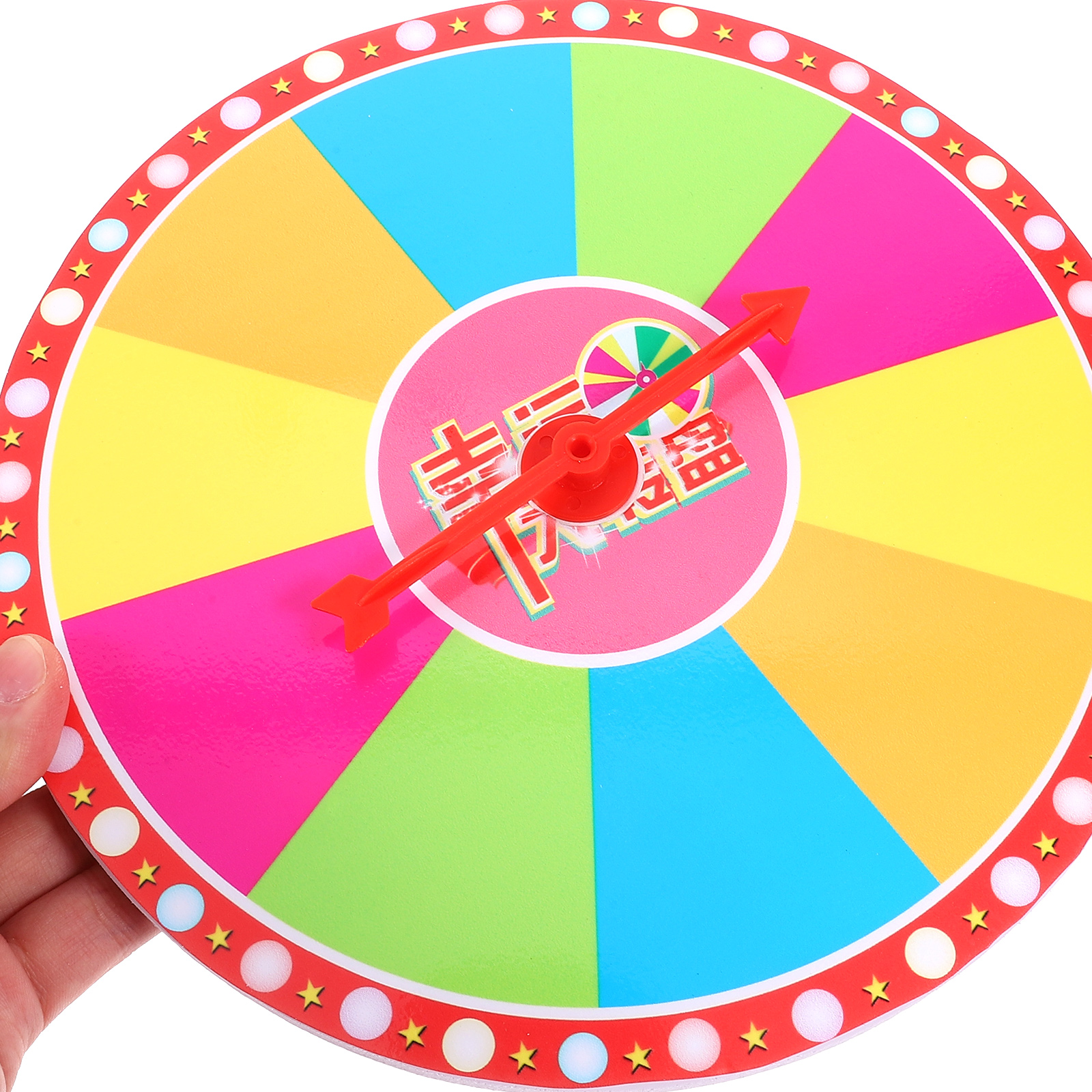 Rotating Lottery Wheel Board Game Supply Diy Blank Prize Wheel Luck
