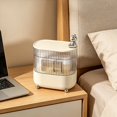 thumbnail image 1 of Rotating Makeup Organizer, Clear Plastic Cosmetic Storage Box with Removable Dividers, Spinning Vanity Organizer for Skincare, Jewelry, and Bathroom Countertop Storage, 1 of 6
