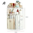 thumbnail image 1 of Rotating Makeup Organizer - Cosmetic Storage Box for Women & Girls - Large Capacity, DIY/Adjustable, 1 of 12