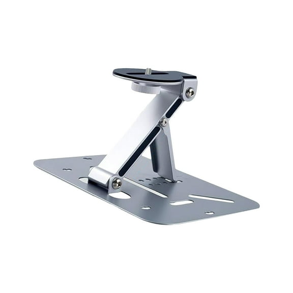 Rotating Metal Projector Holder Stand 10KG Load Foldable Height Adjustable Base Secure Stability Home Theater Office