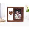 thumbnail image 1 of Rotating Mom Picture Frame, Gift for Mother’s Day, Mother of the Bride Frame, Personalized Family Photo Display, Gift for Mom or Mother-in-Law, 1 of 5