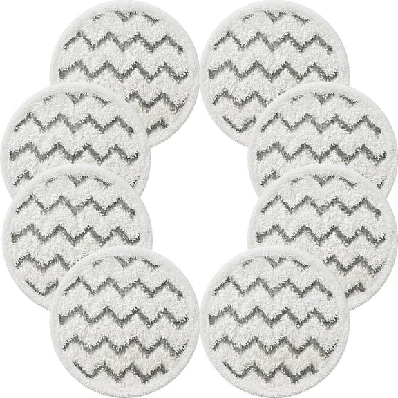 Rotating Mop Pads Compatible with Bissell Spin-Wave SmartSteam Scrubbing Steam Mop 3897A 3712 3712W, Model No 1641112,10 Pack