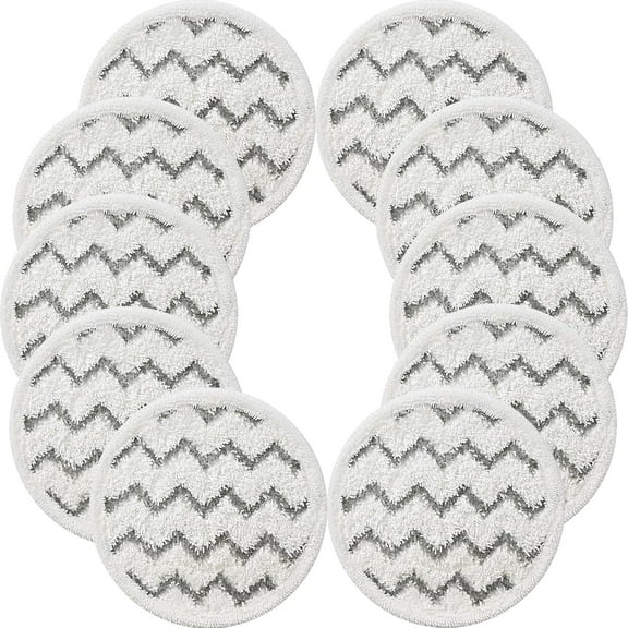 Rotating Mop Pads for Bissell Spin-Wave SmartSteam Scrubbing Steam Mop 3897A 3712 3712W, Model No 1641112,10 Pack