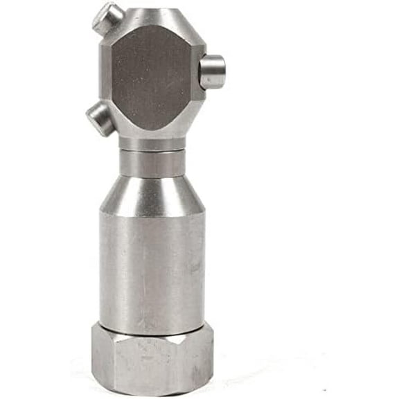 Rotating Nozzle Spray Head-360 degree Rotating Tank Washing Spray Nozzle-Stainless Steel Cleaning Nozzle-3/4 Internal Thread Rotary Spray Nozzle$$Tools