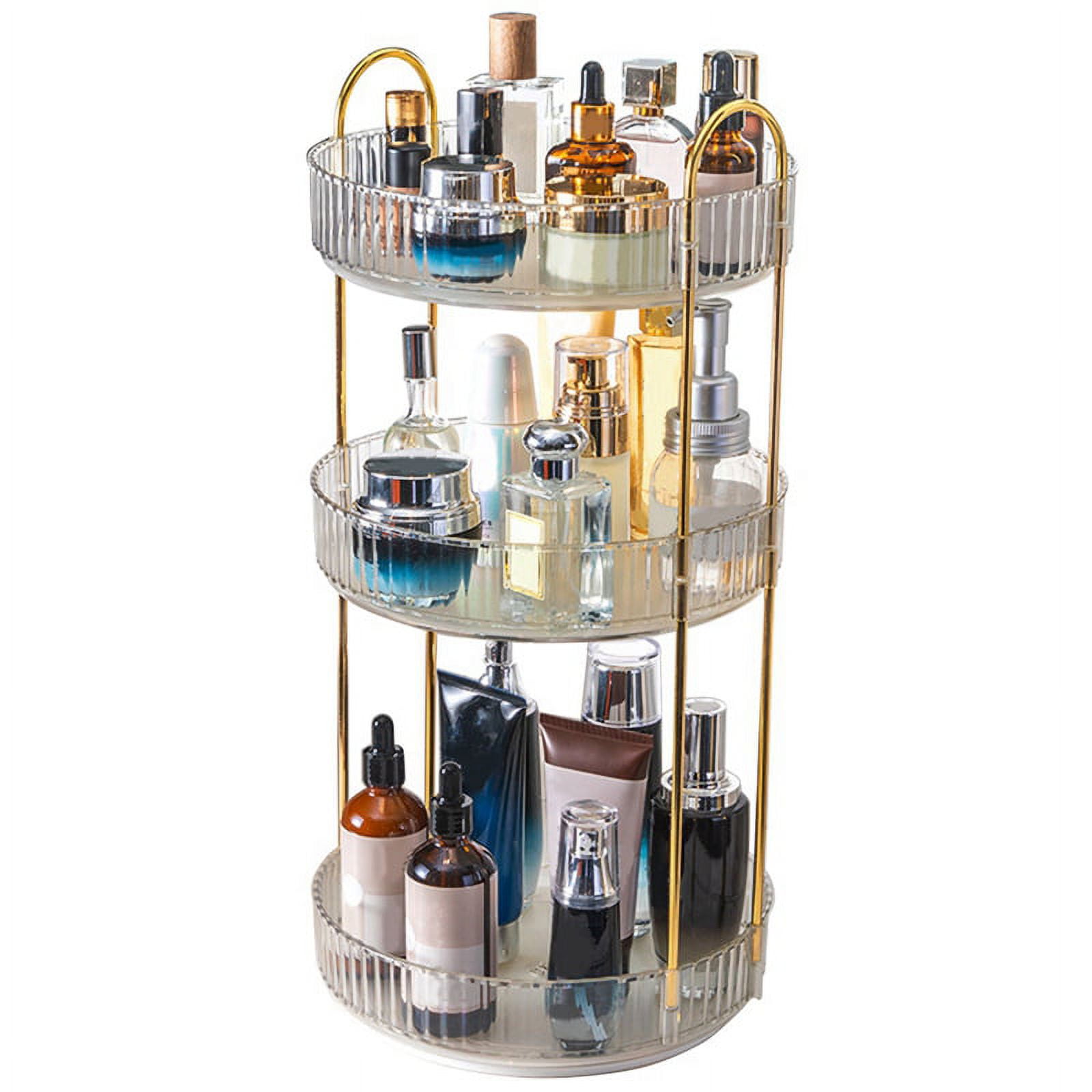 Rotating Organizer, Bathroom Spinning Holder Rack,Capacity Cosmetics