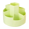 thumbnail image 1 of Rotating Pen Holder Desktop Organizer Storage Box With Note Tray Makeup Brush Holder For Office Desk Organization, 1 of 6
