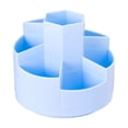thumbnail image 1 of Rotating Pen Holder Desktop Organizer Storage Box With Note Tray Makeup Brush Holder For Office Desk Organization, 1 of 6