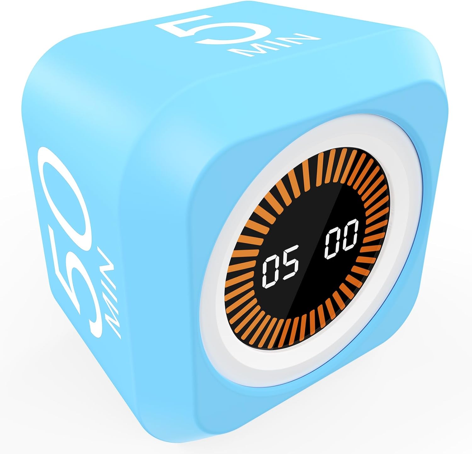 Rotating Countdown Visual Rotating Pomodoro Cube Visual Timer 5, 25, 10 50 Minutes Preset ...