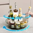 thumbnail image 1 of Rotating Rack Kitchen Countertop Multifunctional Storage Turntable Spice Storage Rack Living Room Desktop Storage Tray Multipurpose Functionality 360-Degree Access Space-Saving 7.9 in, 1 of 7