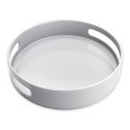 thumbnail image 1 of Rotating Rack Turntable Shelf Organizer Tray Home Supplies  White Large, 1 of 9