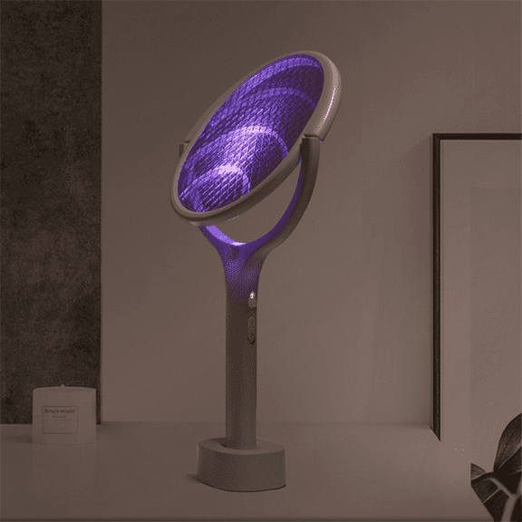 Rotating Rechargeable Fly Swatter Electric Fly Swatter Racket