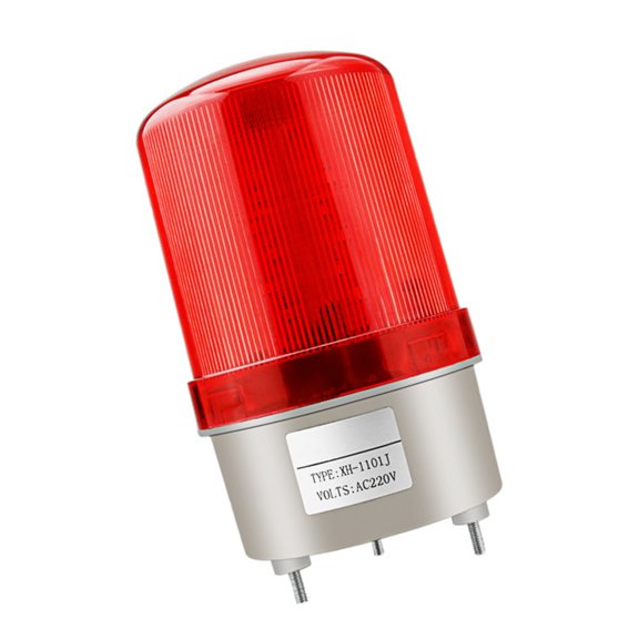 Rotating Red Warning Lights Multiple Electric Water Dust Resistant Rotating Flashing Lights for Building & Repair Sites