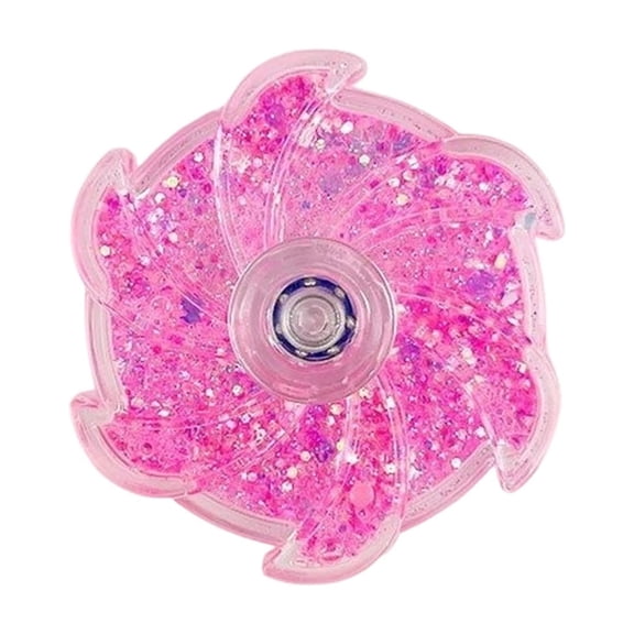 Rotating Sand Fingertip Squishy Creative Spinner Stress Relief Anxiety Fidget High Beauty Novelty Fun Desk Accessory Blue Six Angle Gift