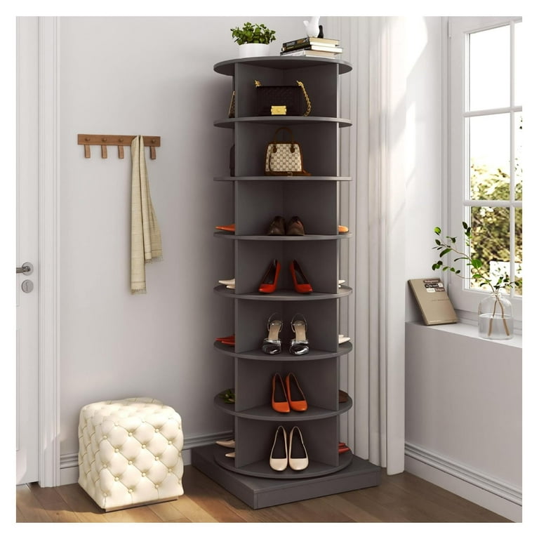 Spinning shoe organizer sale