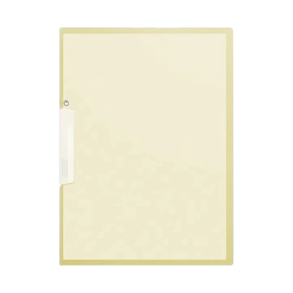Rotating Side Opening File Folders, 1Pc Side Opening Document Organizer, A4 Paper Protector Binder, 50 Sheet Capacity Report Cover, Space Saving File Folder, Rotating Side Open File Folder, Yellow
