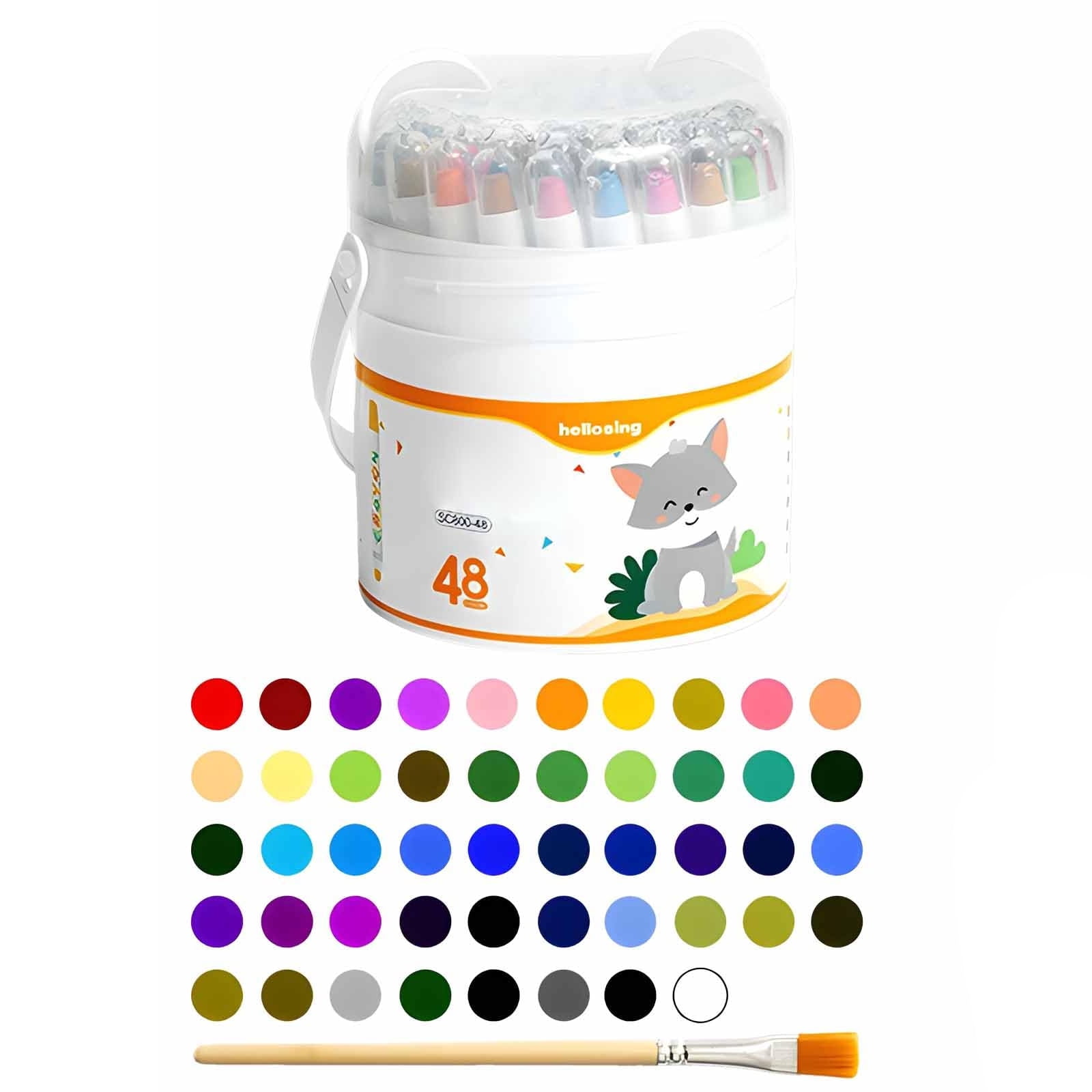 Rotating Silk Smooth Washable Silky Crayons for Professional Art and Drawing, Non-Toxic Hands-Free Oil Painting Stick Color Pens for Creative Studios Office & Craft & Stationery Stationery Supplies