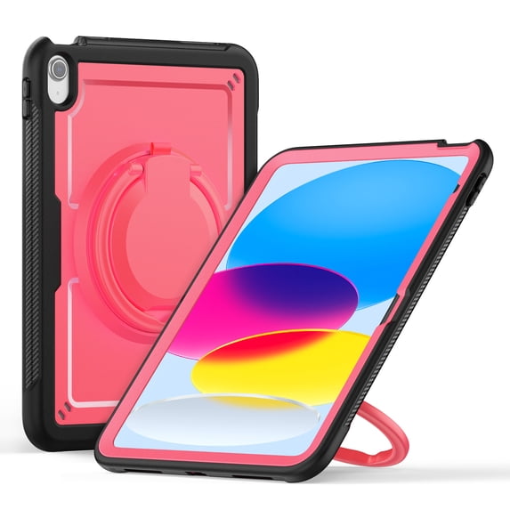 Rotating Stand Case for iPad (A16) 11th / 10th Generation, Full Body Protection, Heavy Duty Rugged Cover