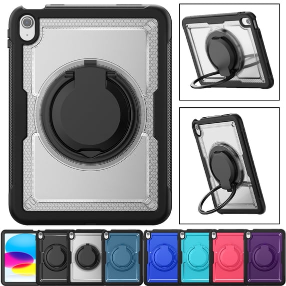 Rotating Stand Case for iPad (A16) 11th / 10th Generation, Full Body Protection, Heavy Duty Rugged Cover