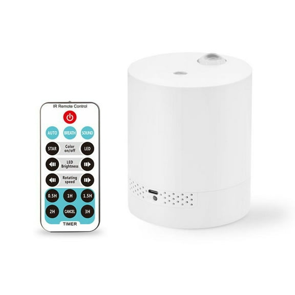 Rotating Star Projector with Timer & Remote Control USB Galaxy Projection Lights Adjustable Night Light Projector for Living Room Bedroom