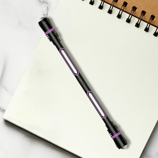Rotating Steel Ball Dual Function Pen Blue Color Spinning Design ...