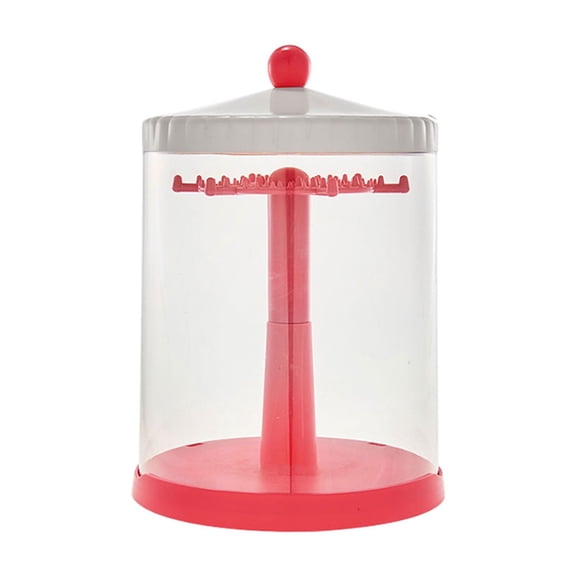 Rotating Storage Display Rack for Collectibles - Versatile Plastic Toy Storage Box with Transparent Cover and Enhanced Stability - Stylish Household Artifact Organizer for Figurines and Toys