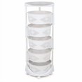 thumbnail image 1 of Rotating Storage Rack, 5-Layer Fruit Vegetable Rack Holder with Wheels, Kitchen Cart with Storage Rotating Basket Fruit Vegetable Food Grocery Organiser Rack for Kitchen, 1 of 7