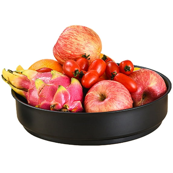 Rotating Storage Rack Turntable Ingredients for Cooking Enthusiasts Stainless Steel Spices Round Plate