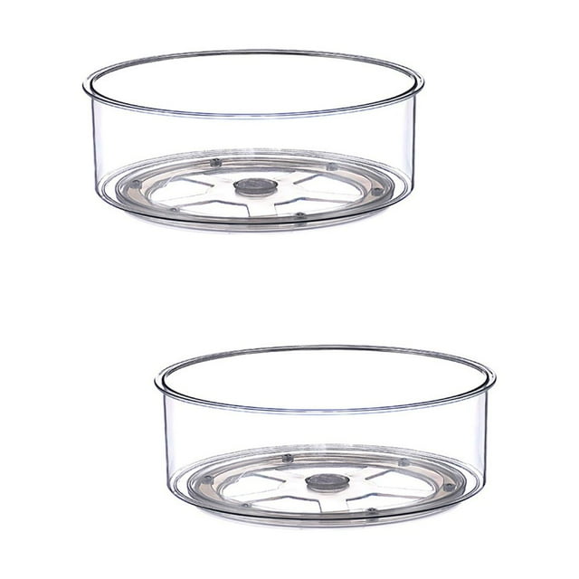 Rotating Storage Tray Countertop Rack Food Organizer for Cosmetics ...