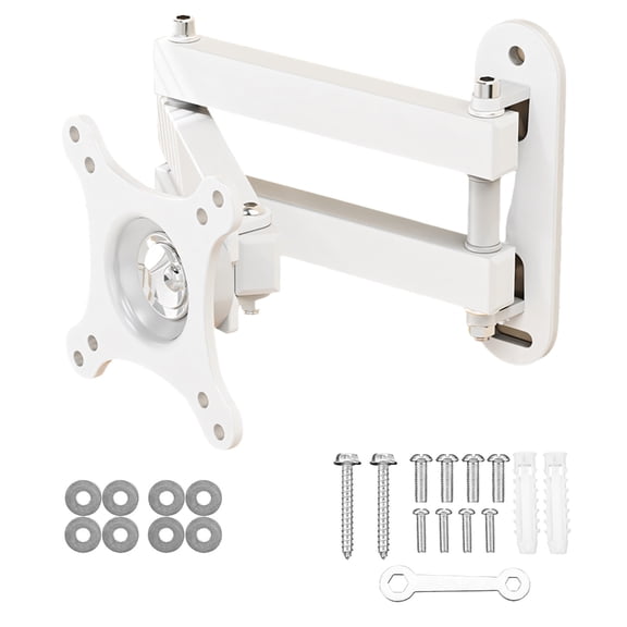 Rotating TVs Wall Mount Brackets Extendable Arms And Heavy Duty Steel Construction For 10 To 32Inch Screens