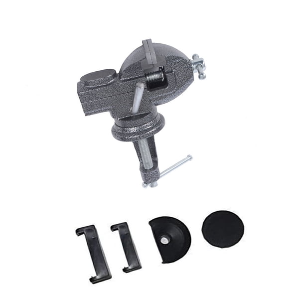 Rotating Table Vise 50mm Clamping Width, Compact Clamp Mount Tool for Home Workshop, Craft and Repair Tasks Use