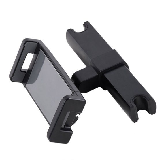 Rotating Tablet Holder Feature Alloy Frame for Stable Car Headrest Mount Ensuring Device Security While Traveling