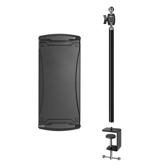 Rotating Tablet Stand For Home Metal Plastic Clamp Brackets Adjustable Heights Arm For 5-13inch Devices