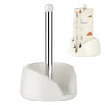 thumbnail image 1 of Rotating Tissue Holder for Kitchen: Environmentally-Friendly Stainless Steel with Stable Pole & Versatile White Design, 1 of 9