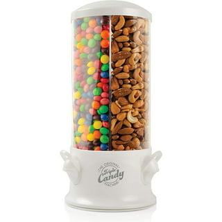 Mainstays Large Plastic Cereal Dispenser, Clear with Dark Gray Lid, 32 Cups  (1 Each) 9.75 x 5.38 x 13.5