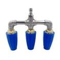 thumbnail image 1 of Rotating Triple Nozzle for Pressure Washer with 1/4 Quick Connector for Efficient Cleaning, 1 of 7