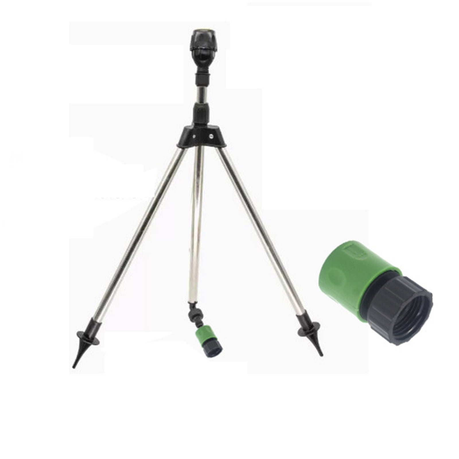 Rotating Tripod Sprinkler,360 Degree Automatic Rotating Irrigation Watering Sprinklers,Telescoping Tripod Sprinkler for Large Area,Yard,Garden,Househ