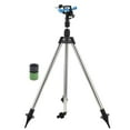 thumbnail image 1 of Rotating Tripod Sprinkler, 360 Degree Large Area Coverage, Telescoping Metal Base, Automatic Double-Sided Water Sprinkler for Lawn, Garden, and Yard, 1 of 4