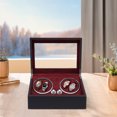 thumbnail image 1 of Rotating Watch Winder Automatic Wristwatch Storage Box Quiet Motor Rectangular Watch Winder, 1 of 15