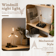 thumbnail image 1 of Rotating Windmill Night Light, DIY Courtyard Lanterns, Rustic Farmhouse Lights, Industrial Atmosphere Decorative Nightlight Lamp, Turning Back Time, Illuminating Dreams, Bedroom Hallway, 1 of 9